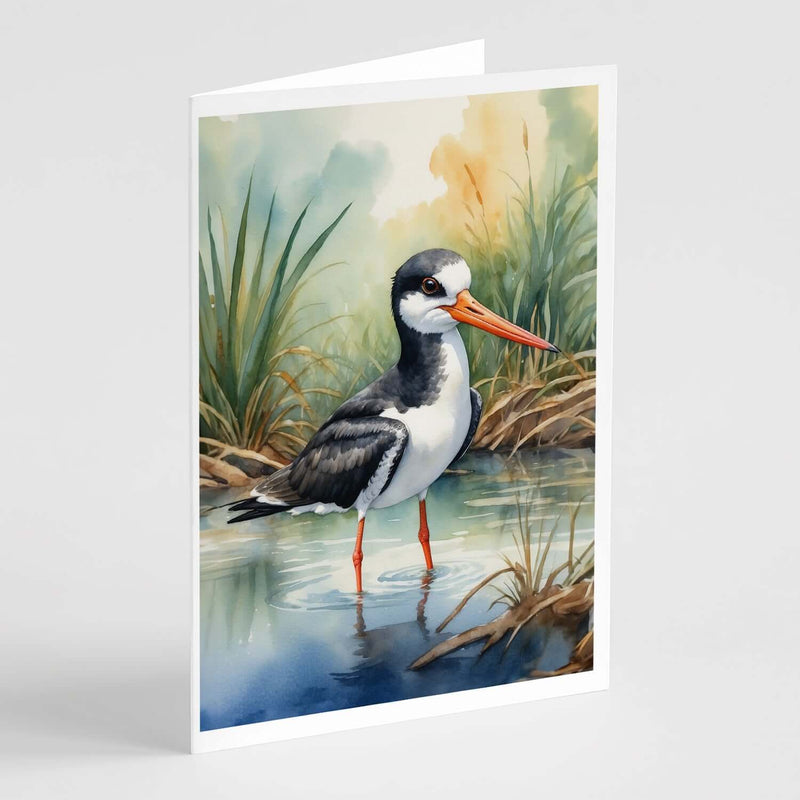 Black Skimmer Bird Greeting Cards Pack of 8