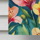 Alstroemerias Flowers House Flag