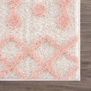 Darva Pink Plush Area Carpet