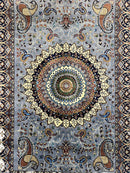 Hand-Knotted Parak Rug – Gray, 40” x 60” | Afghan Wool Rug