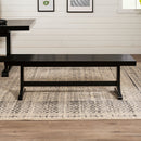 Millwright Solid Wood Dining Bench