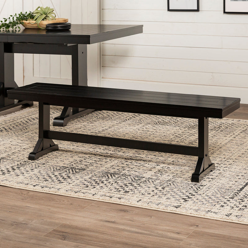 Millwright Solid Wood Dining Bench