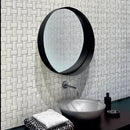 Pearl White 12x12 Polished Basketweave Dolomite Marble Mosaic Tile (5 pack, 5 sq ft/case)