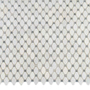 White 11x11 Polished Octagon Marble Mosaic Tile (5 pack, 4.51 sq ft/case) - Sample