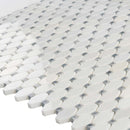 Eastern White, Bardiglio 11x11 Polished Octagon Marble Mosaic Tile (5 pack, 4.51 sq ft/case)