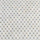 White 11x11 Polished Octagon Marble Mosaic Tile (5 pack, 4.51 sq ft/case) - Sample