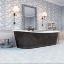 White 8x8 Polished Hexagon Marble Mosaic Tile (5 pack, 1.83 sq ft/case) - Sample