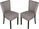 2 Set Kitchen Dining Chairs w/ Soft Cushion Modern Dining Room PU Leather Side Chairs