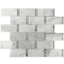 White 12x13 Polished Marble Mosaic Tile (5 pack, 5.28125 sq ft/case)