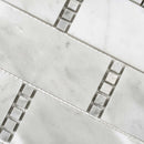 White 12x13 Polished Marble Mosaic Tile (5 pack, 5.28125 sq ft/case)