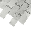White 12x13 Polished Marble Mosaic Tile (5 pack, 5.28125 sq ft/case)
