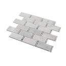 White 12x13 Polished Marble Mosaic Tile (5 pack, 5.28125 sq ft/case)