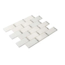 Eastern White, Bianco Carrara 12x13 Polished Brick Marble Mosaic Tile (5 pack, 5.28125 sq ft/case)