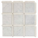 White 12x12 Brick Polished Marble Mosaic Tile (5 pack, 5 sq ft/case) - Sample