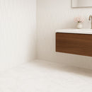 Blanco Real Glossy Longest Hexagon Ceramic Tile