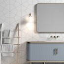 Blanco Real Glossy Diamante Ceramic Tile