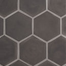 Coffee Glossy Hexagon  Ceramic Tile