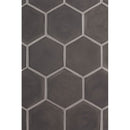 Coffee Glossy Hexagon  Ceramic Tile