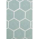 Sage Glossy Hexagon  Ceramic Tile