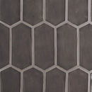 Coffee Glossy Picket Ceramic Tile