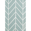 Sage Glossy Chevron Ceramic Tile