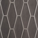 Coffee Glossy Longest Hexagon Ceramic Tile
