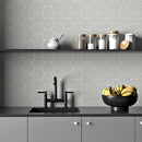 Pebble Glossy Hexagon  Ceramic Tile