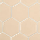 Caramel Glossy Hexagon  Ceramic Tile