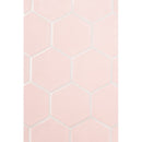 Blush Glossy Hexagon  Ceramic Tile