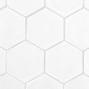 Blanco Real Glossy Hexagon  Ceramic Tile