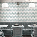 Blanco Real Glossy Hexagon  Ceramic Tile