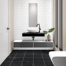 Cotton Matte Hexagon  Ceramic Tile