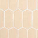 Caramel Glossy Picket Ceramic Tile