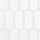 Blanco Real Glossy Picket Ceramic Tile