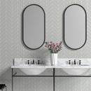 Pebble Glossy Chevron Ceramic Tile