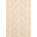 Caramel Glossy Chevron Ceramic Tile