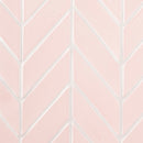 Blush Glossy Chevron Ceramic Tile