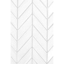 Cotton Matte Chevron Ceramic Tile