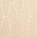 Caramel Glossy Longest Hexagon Ceramic Tile