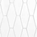 Cotton Matte Longest Hexagon Ceramic Tile