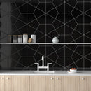 Midnight Glossy Diamante Ceramic Tile