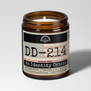 Malicious Women Co. DD-214 9oz Funny Soy Candle Clean Burning Long Lasting Sarcastic Military Gift Home Fragrance Aroma Candle