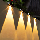 4-Pack Oudoor Solar Powered Deck Lights Wall Lamp by EP Designlab LLC