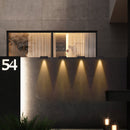 4-Pack Oudoor Solar Powered Deck Lights Wall Lamp by EP Designlab LLC