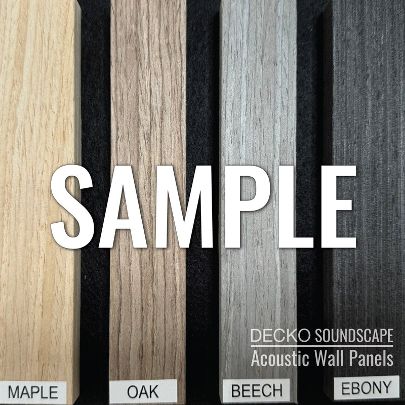 Acoustic Sound Dampening Wall Panels <b>Sample Pack</b> | DECKO SOUNDSCAPE - $8.90 handling fee with free delivery (1 / address)