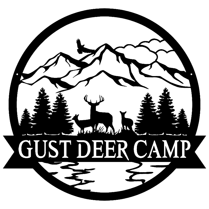 Deer Outdoor Monogram