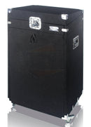 Ultimate Rackmount Studio Mixer Flight Road Case By GRIFFIN | 25U Mount Space Pro-Audio Amp Cabinet Travel Trunk For Music Gear Recording Equipment | Portable DJ Sound Booth Rack Stand Carpet PA Cart by GeekStands.com