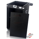 Rackmount Studio Mixer Flight Road Case By GRIFFIN - 25U Mount Space Ultimate Pro-Audio Amp Cabinet Travel Trunk For Music Gear Recording Equipment by GeekStands.com