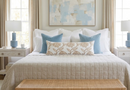 Desert Floral Pillow Cover in Birch Natural, Thibaut Pillows
