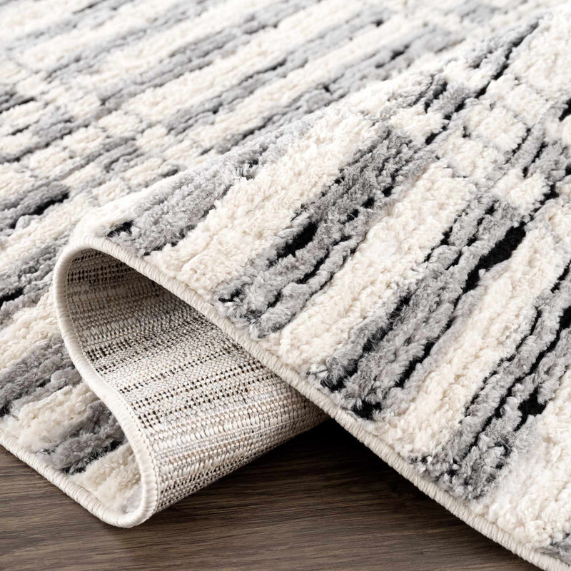 Nava Grid Plush Tassel Rug - Limited Edition